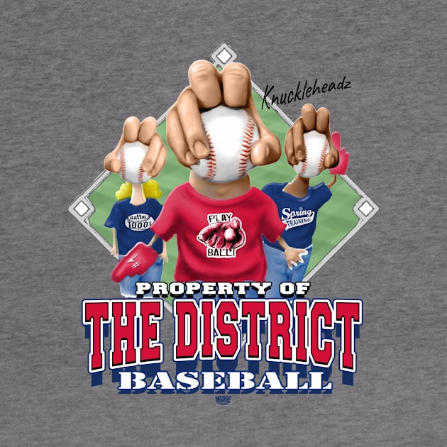 Knucklehead for The District Baseball by MudgeSportswear